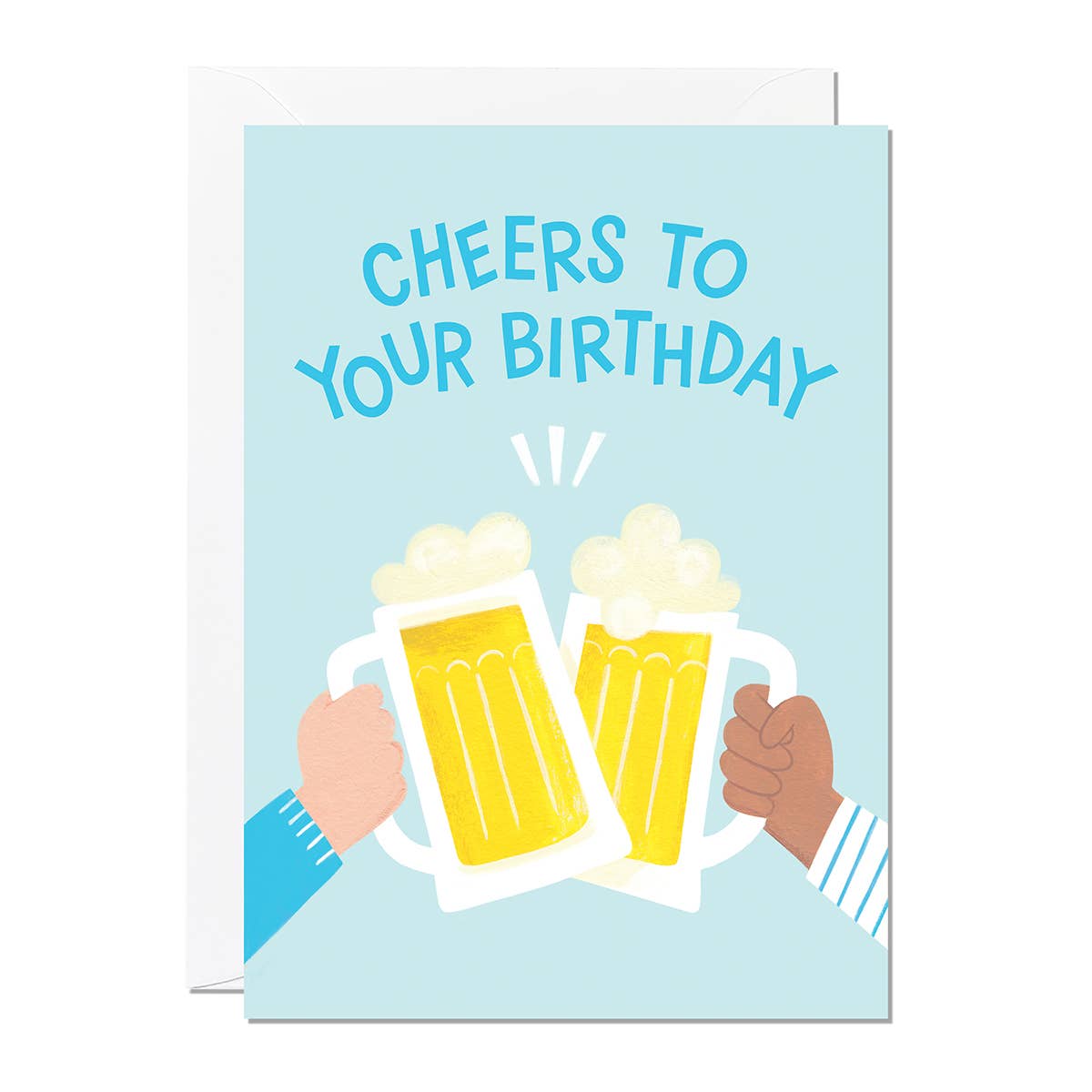 Cheers Beers Birthday Card by Jacqui Lee & Ricicle Cards