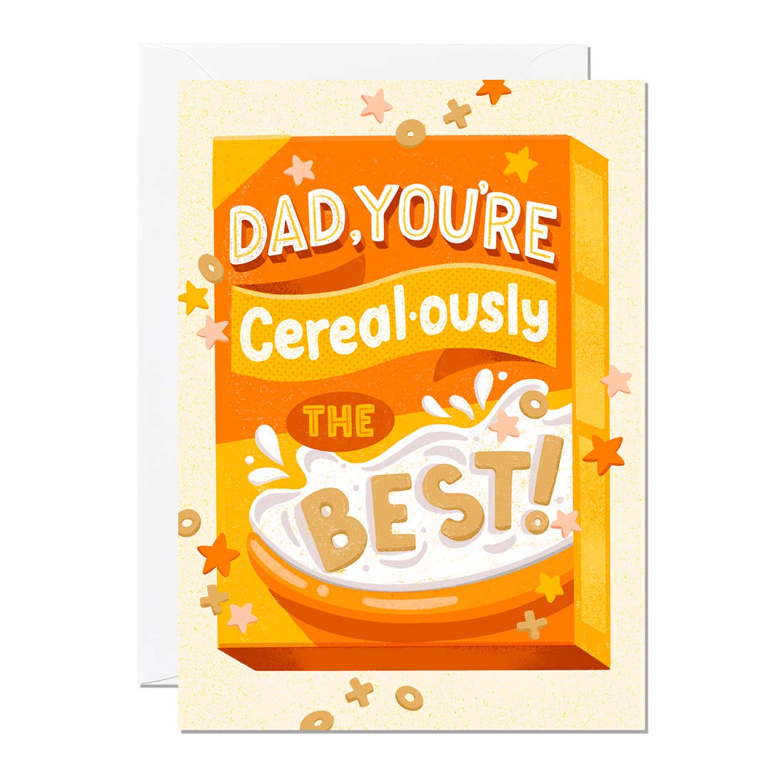 Dad Cerealously The Best | Father's Day Card