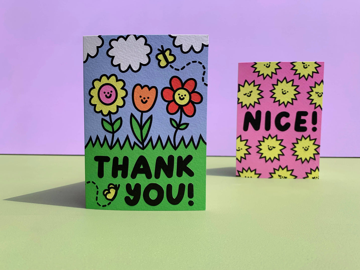 Nice! Celebration Greeting Card by Lazy Disco & Rumble Cards