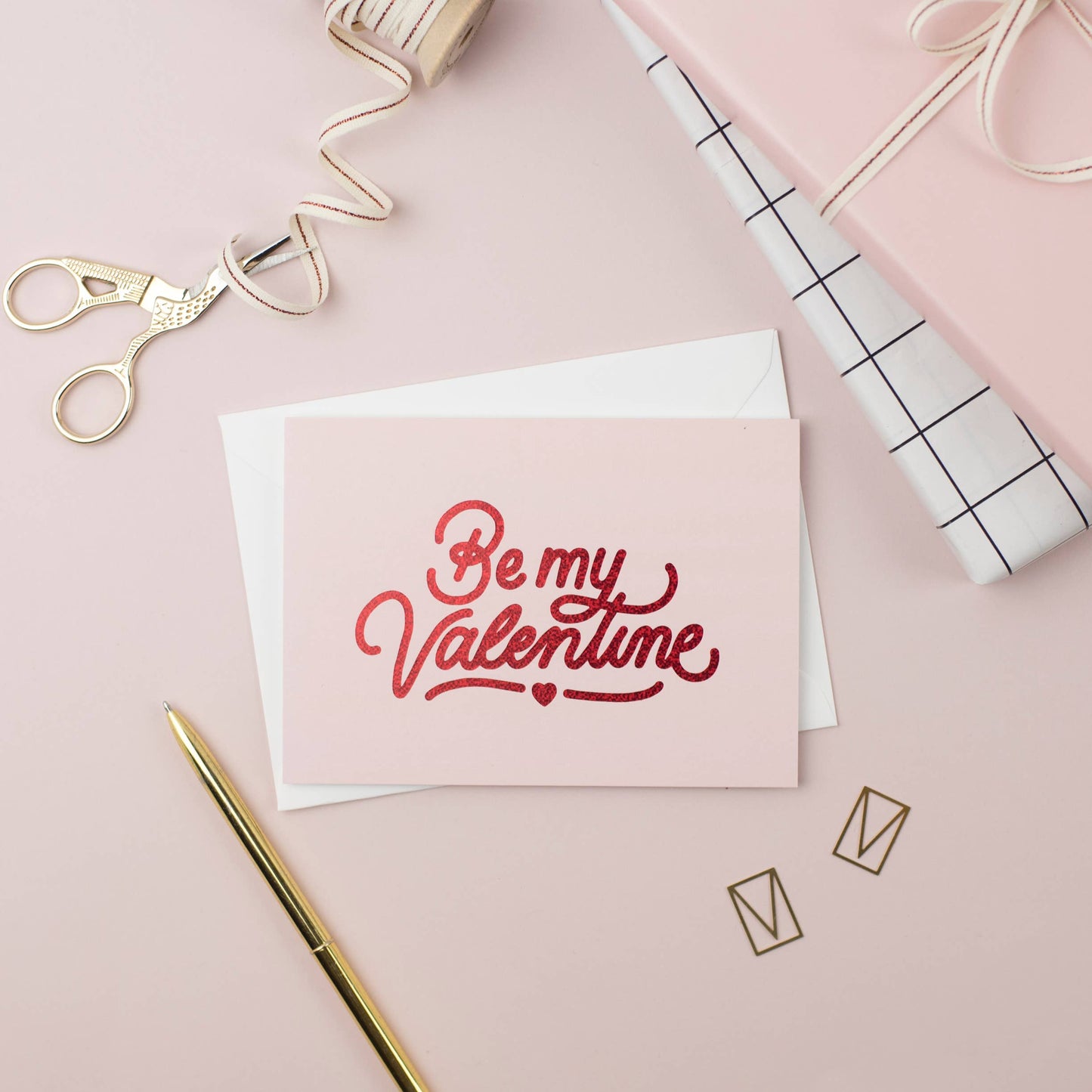 Be My Valentine Greeting Card by Ricicle Cards