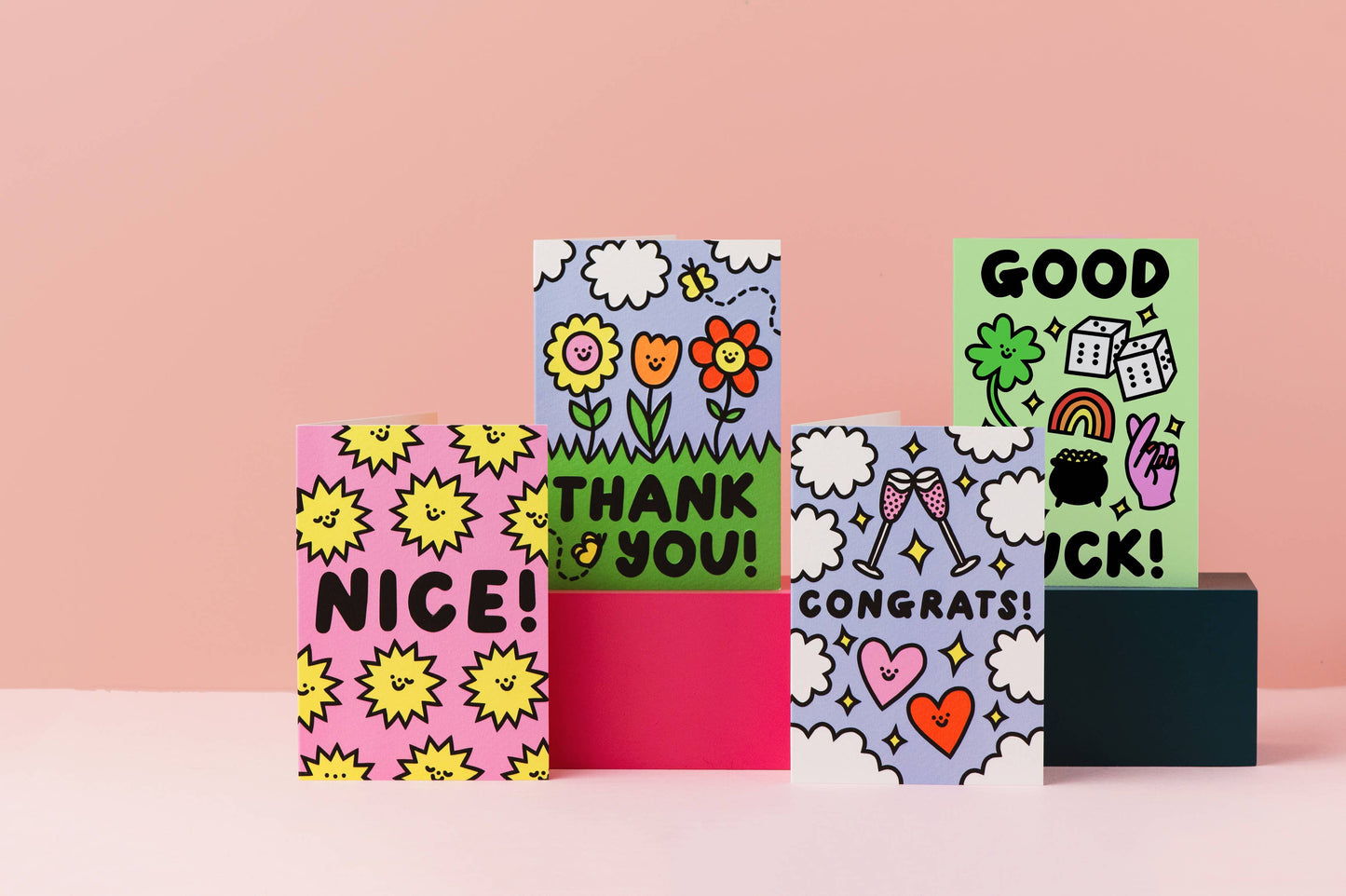 Nice! Celebration Greeting Card by Lazy Disco & Rumble Cards