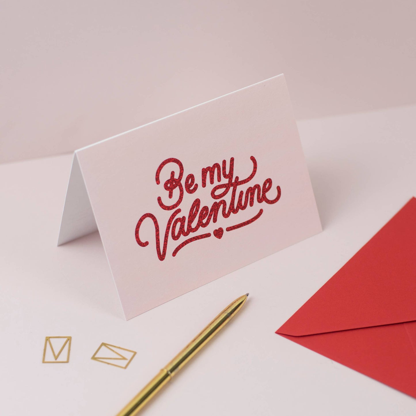 Be My Valentine Greeting Card by Ricicle Cards