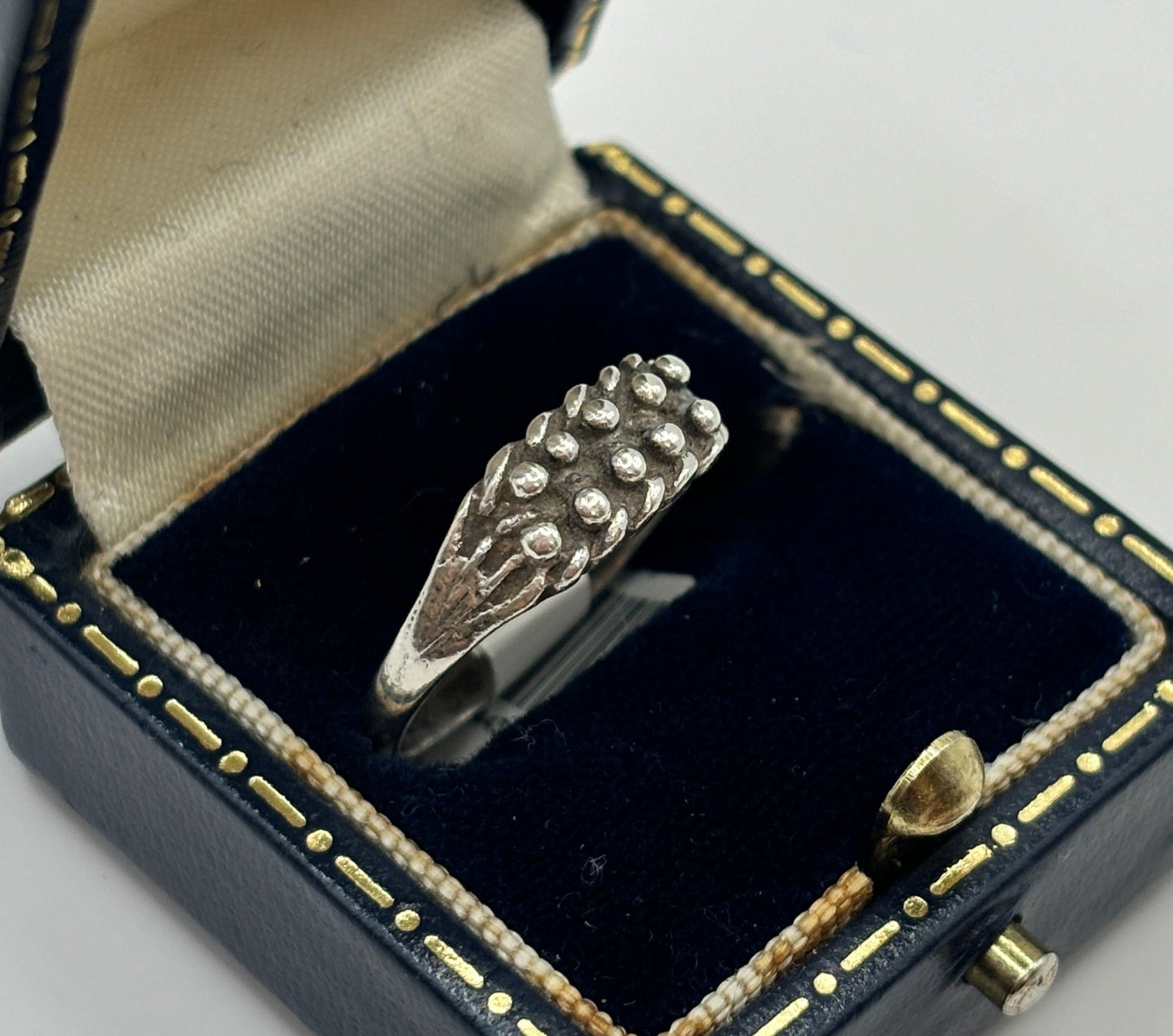=Vintage 925 Silver Keeper Ring size P