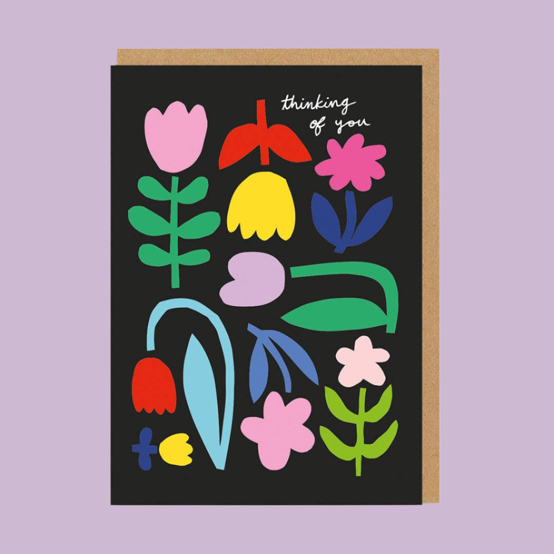 Thinking of you Greeting Card by Badger & Burke and Ohh Deer