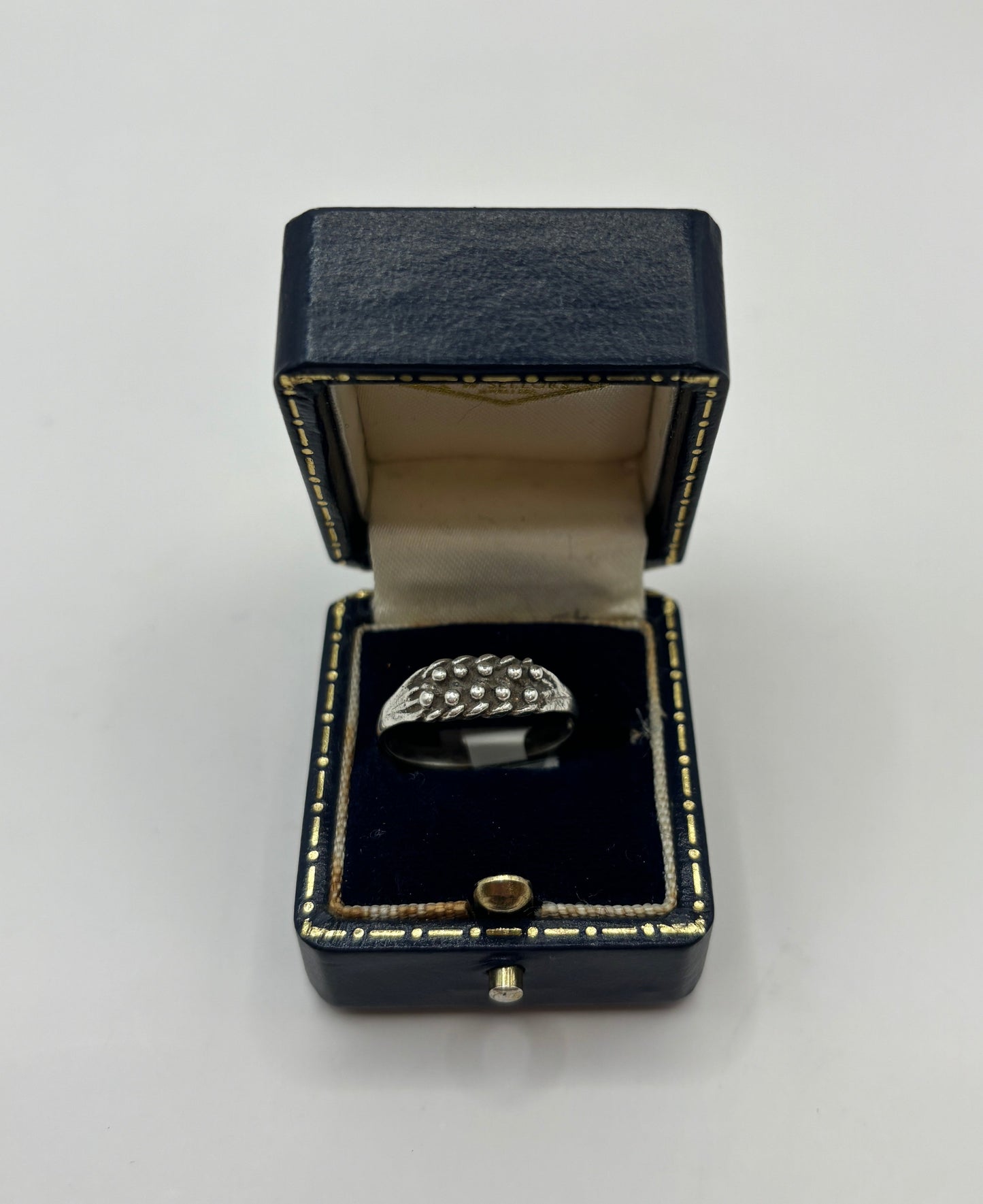 =Vintage 925 Silver Keeper Ring size P