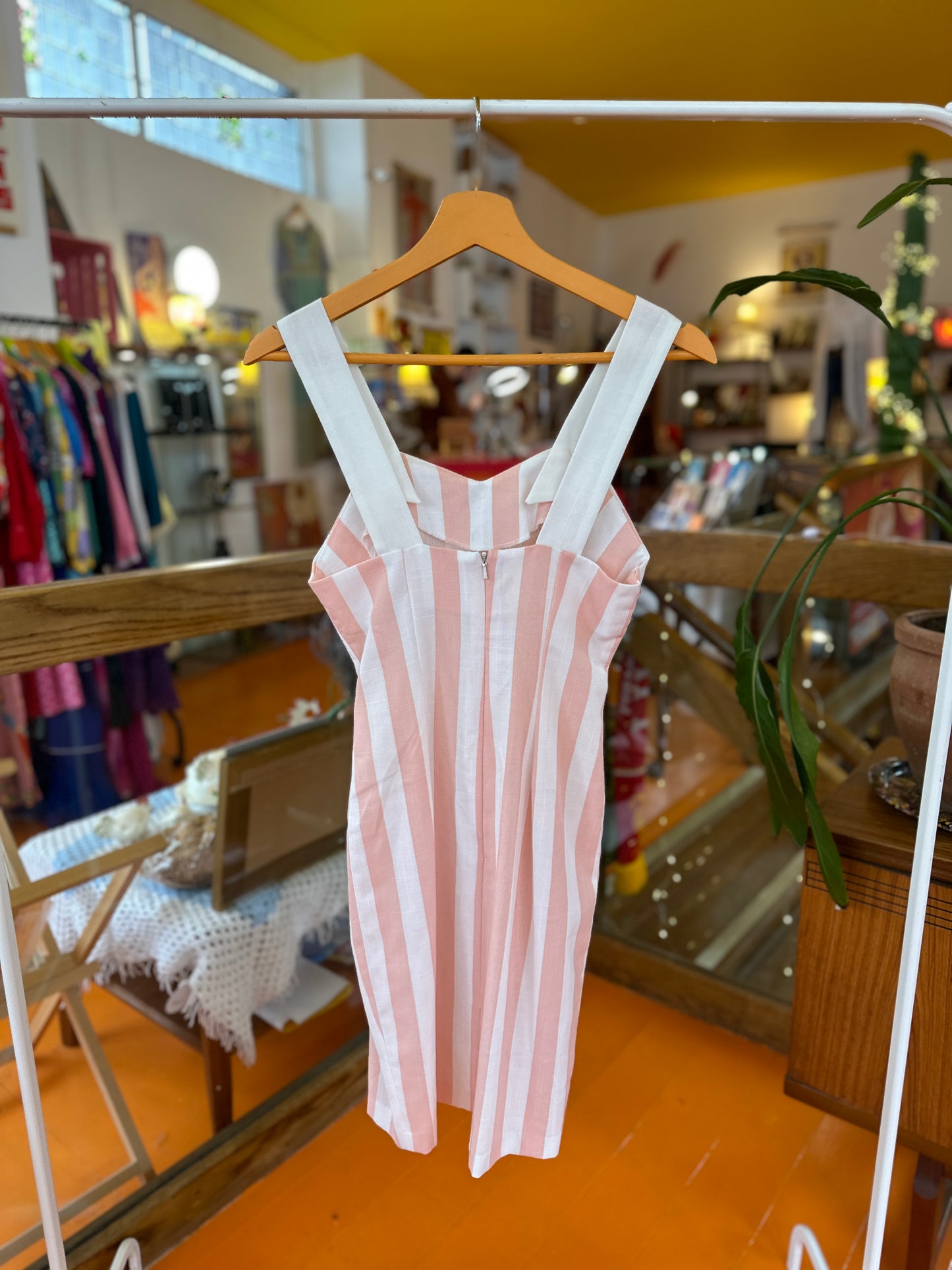 1980s does 50s Candy Stripe Dress and Jacket set