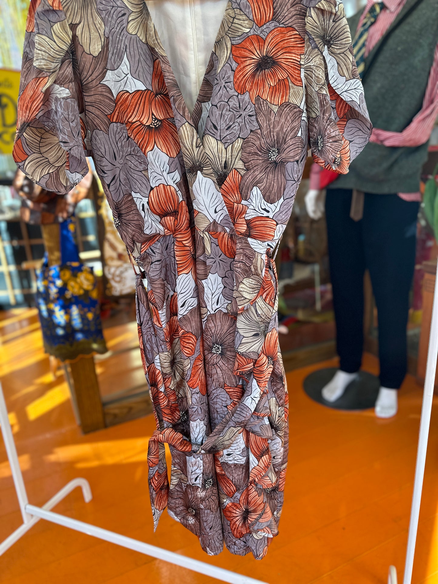 80s Wrap Front Dress
