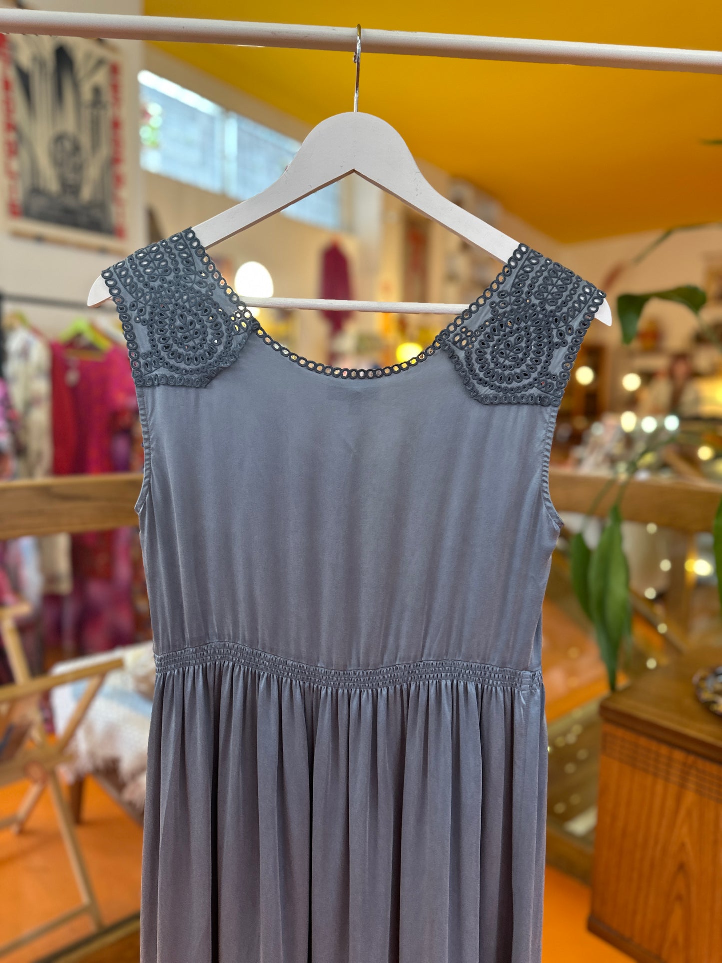 y2k Ghost 100% Silk Dress