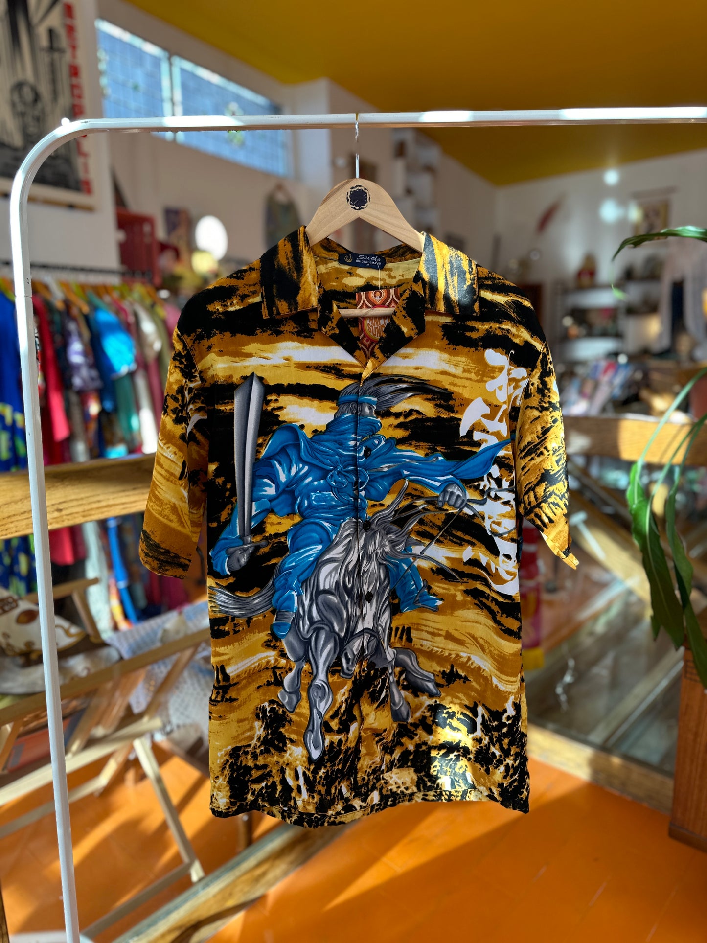 Vintage Crazy Horse Print Shirt