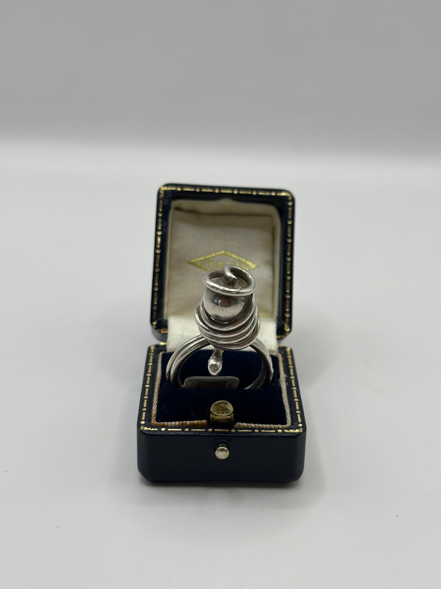 =Incredible Vintage Sterling Silver Ring, UK Size R1/2