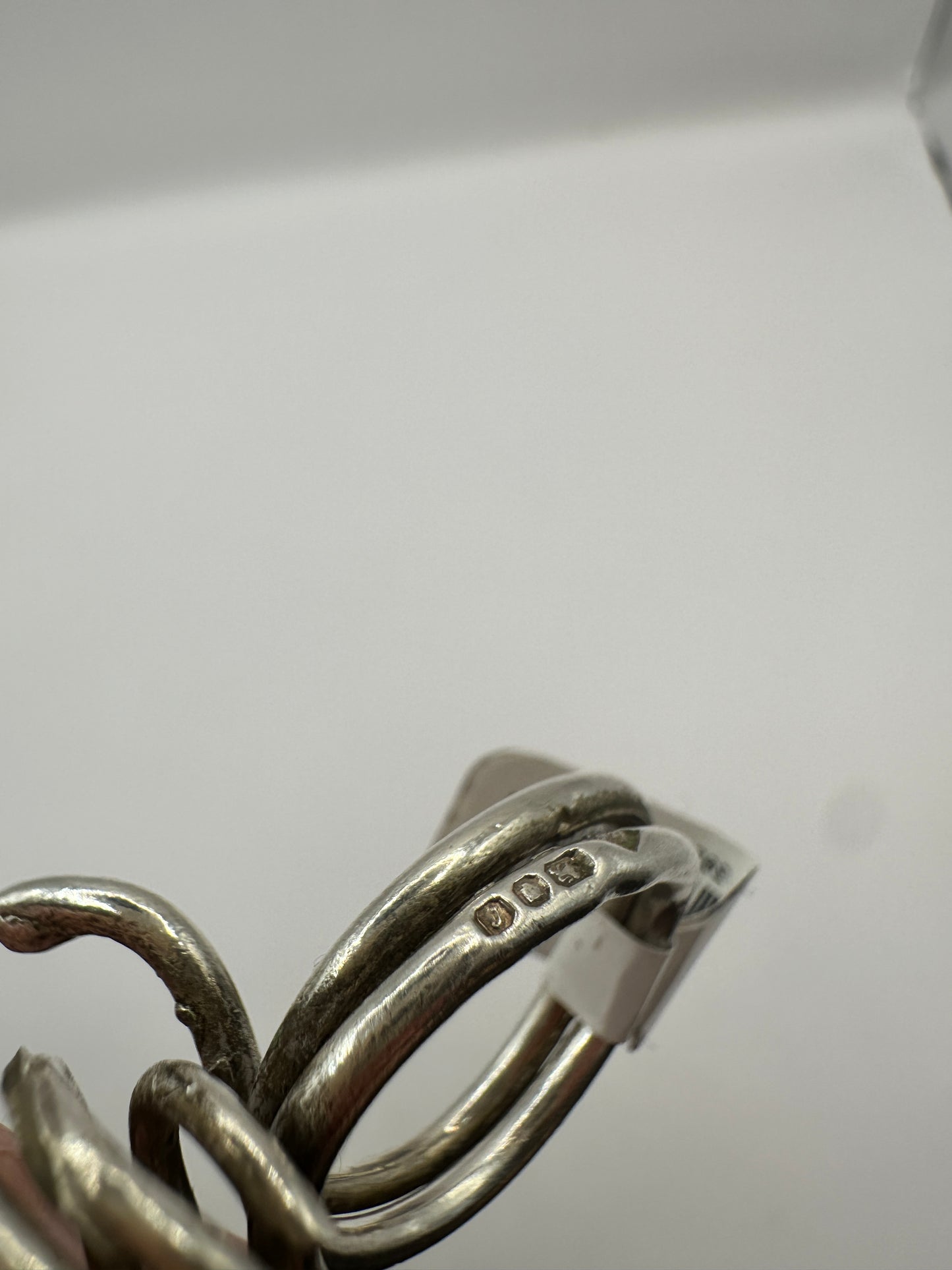 =Incredible Vintage Sterling Silver Ring, UK Size R1/2