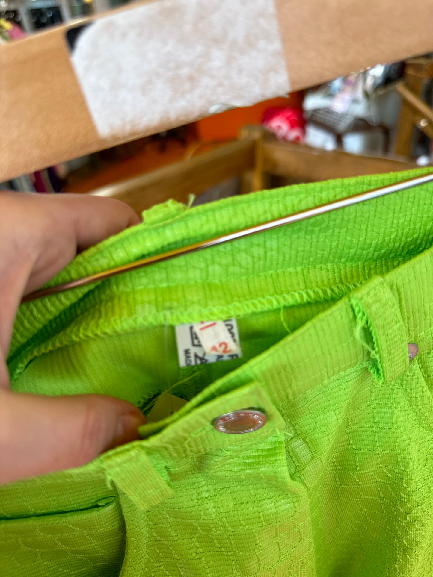 Incredible Vintage Lime Green Trousers