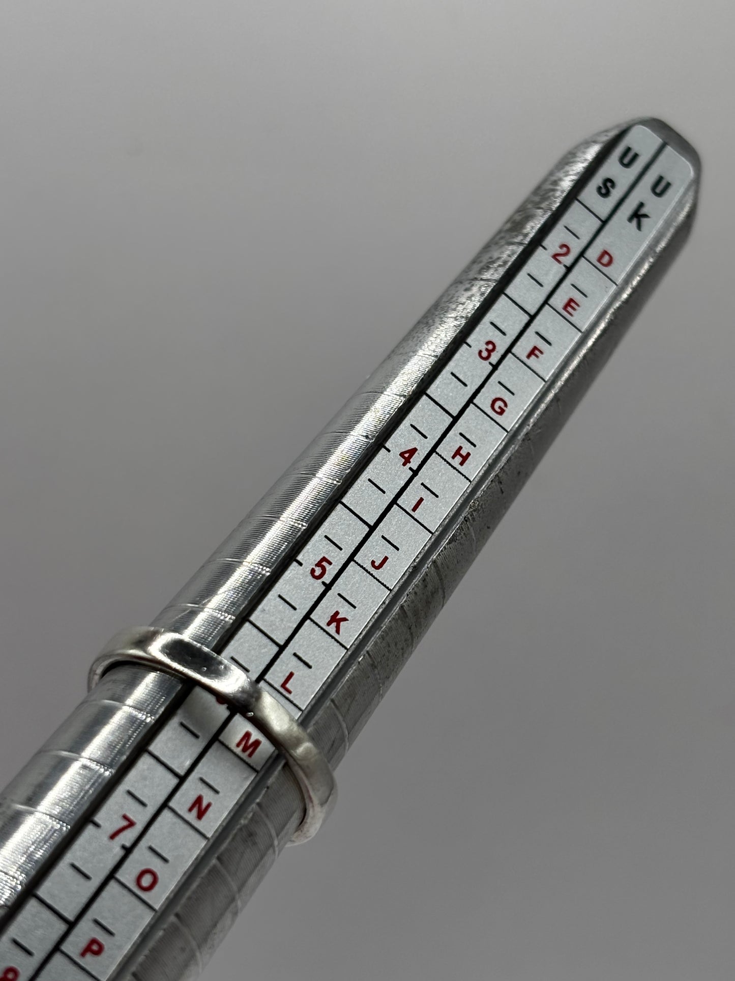 Vintage Sterling Silver Solitaire Ring, size L1/2