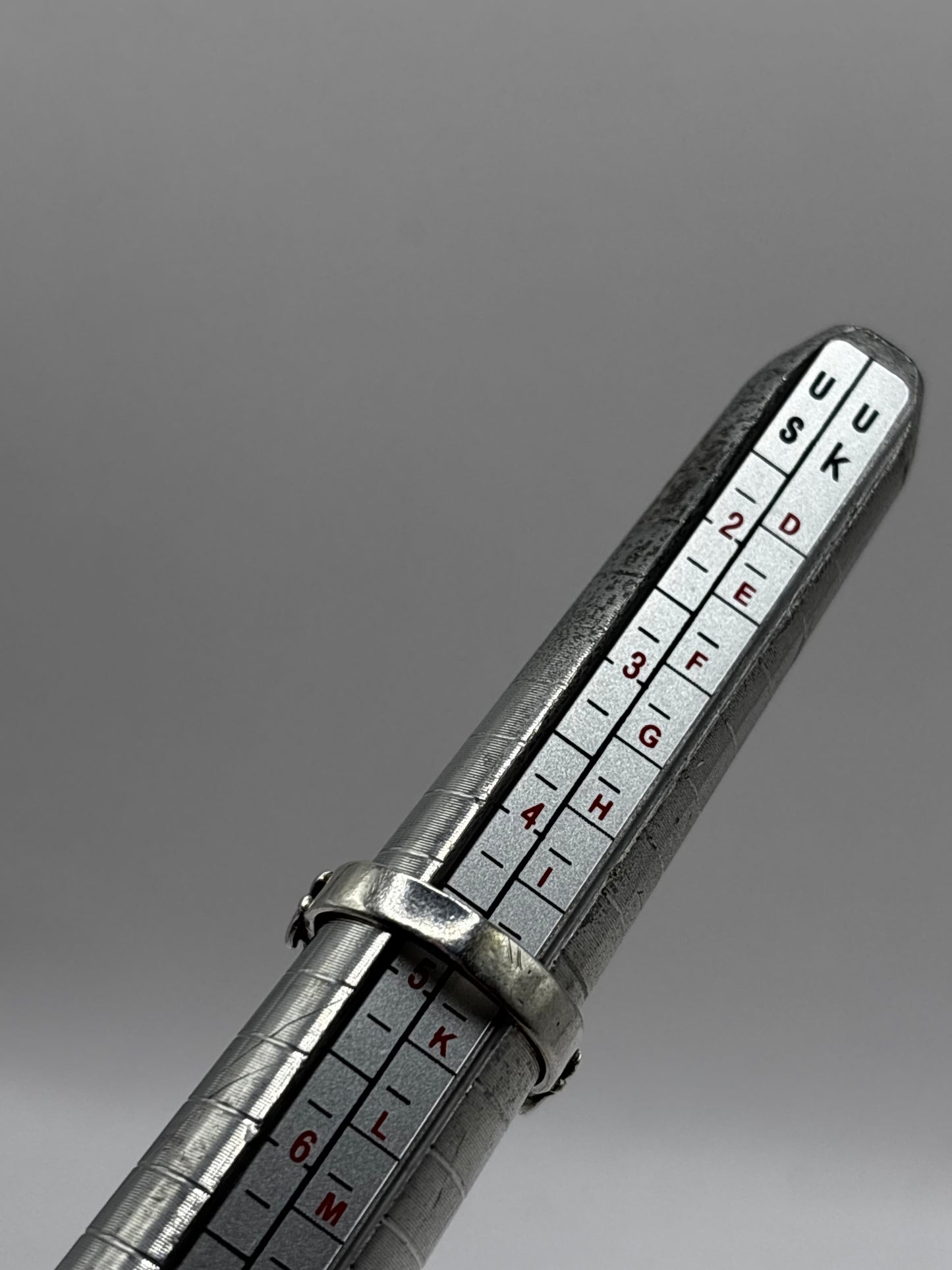 Vintage Sterling Silver Ring with Amethyst, size J