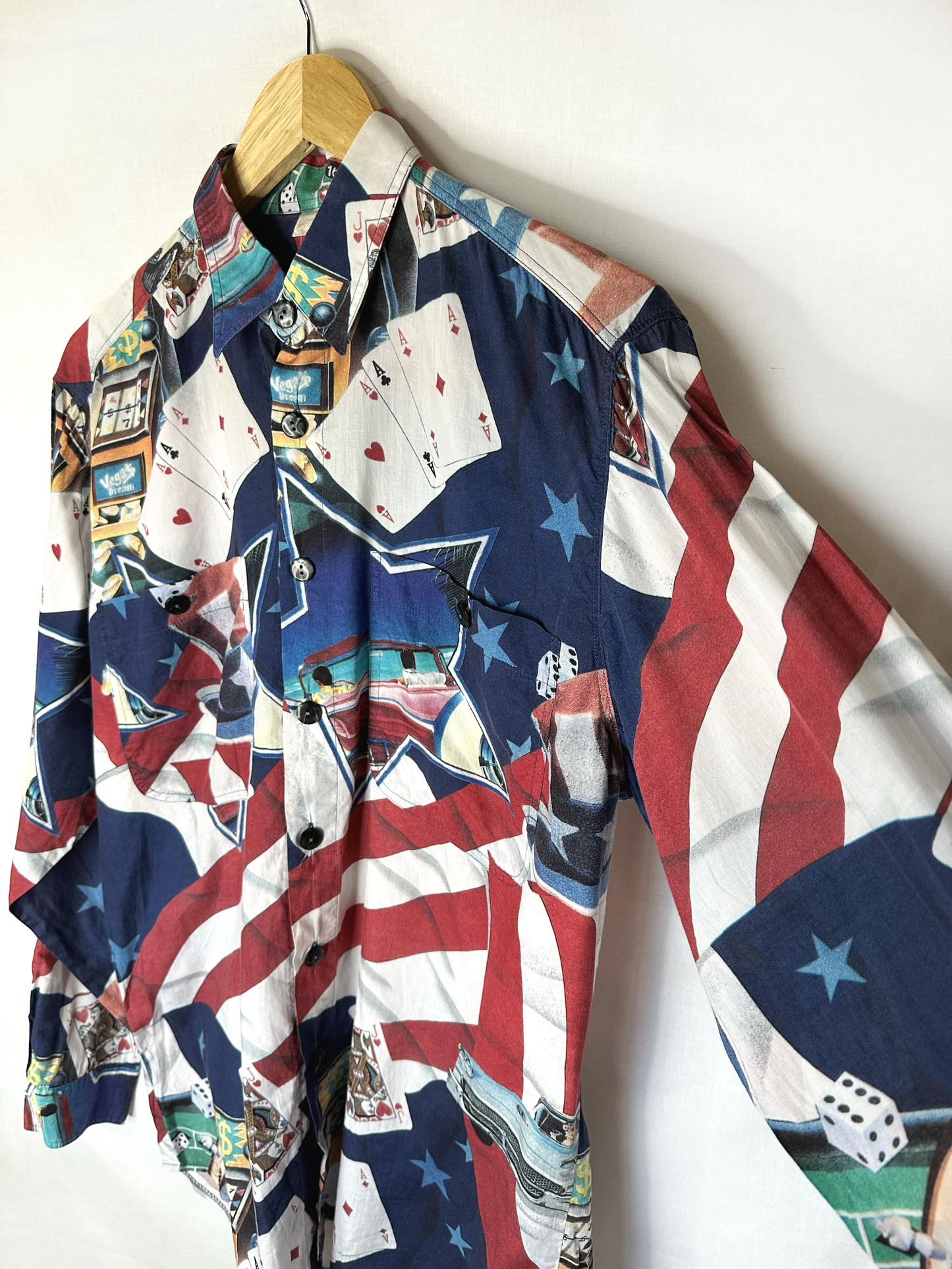 Vintage Vegas Casino USA Print Shirt