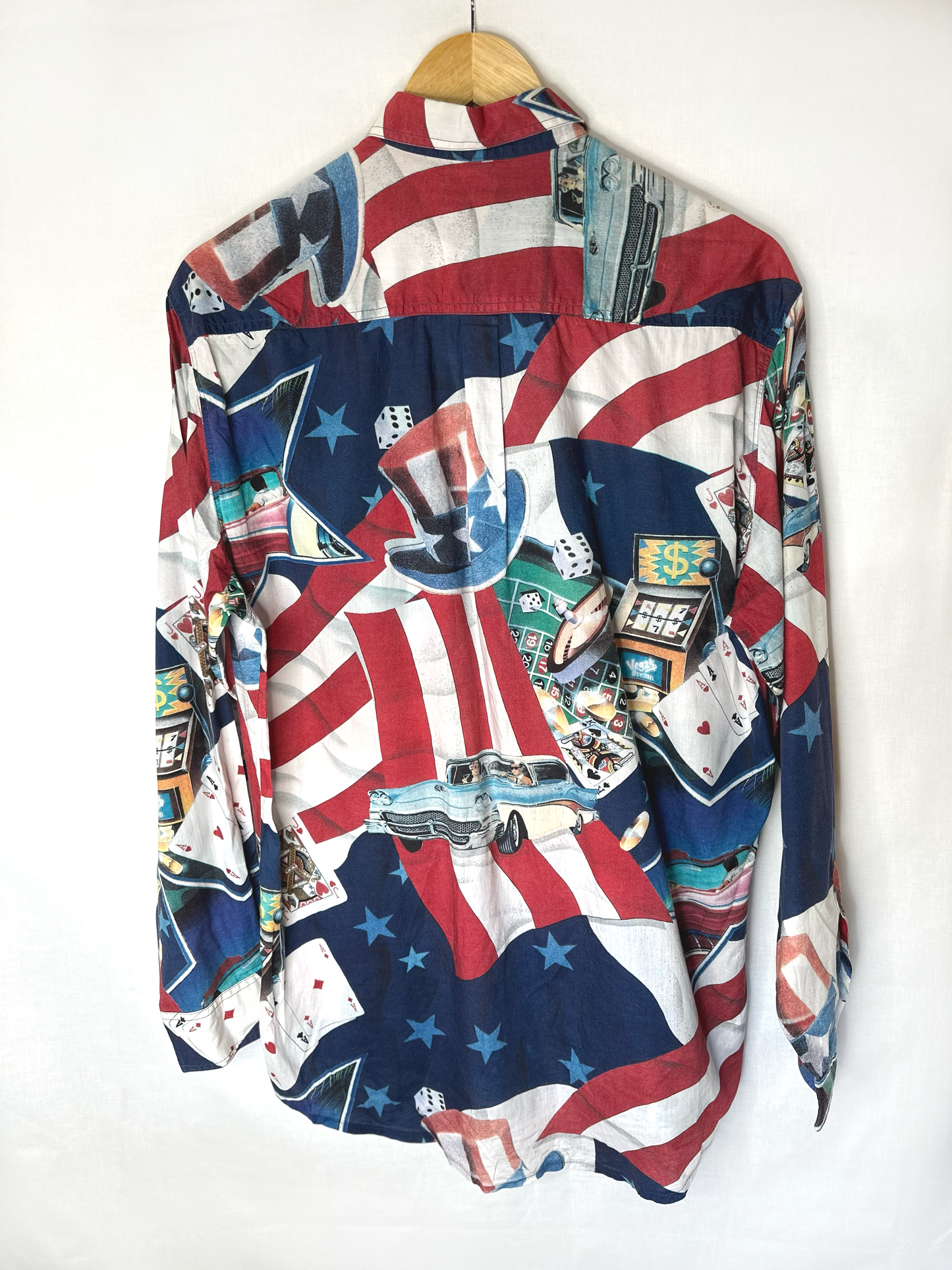 Vintage Vegas Casino USA Print Shirt