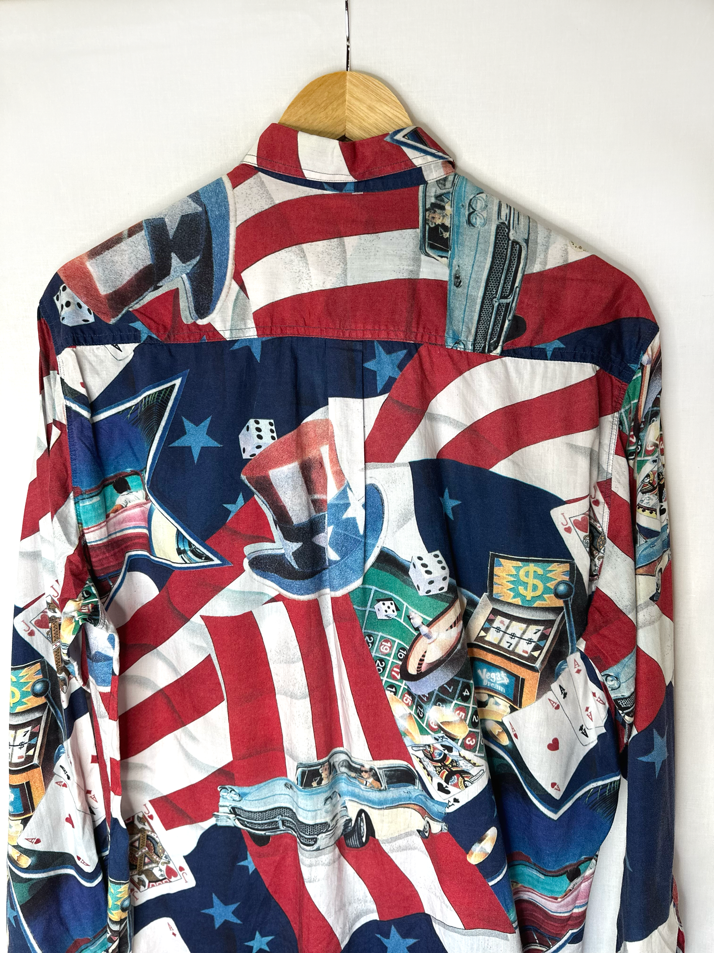 Vintage Vegas Casino USA Print Shirt