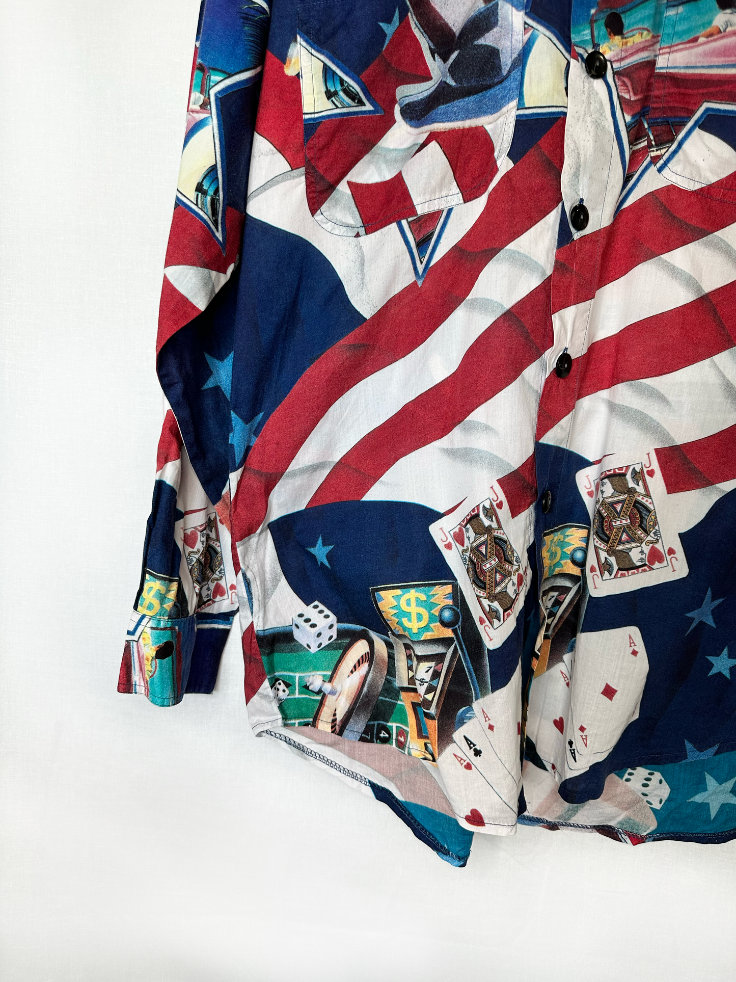 Vintage Vegas Casino USA Print Shirt