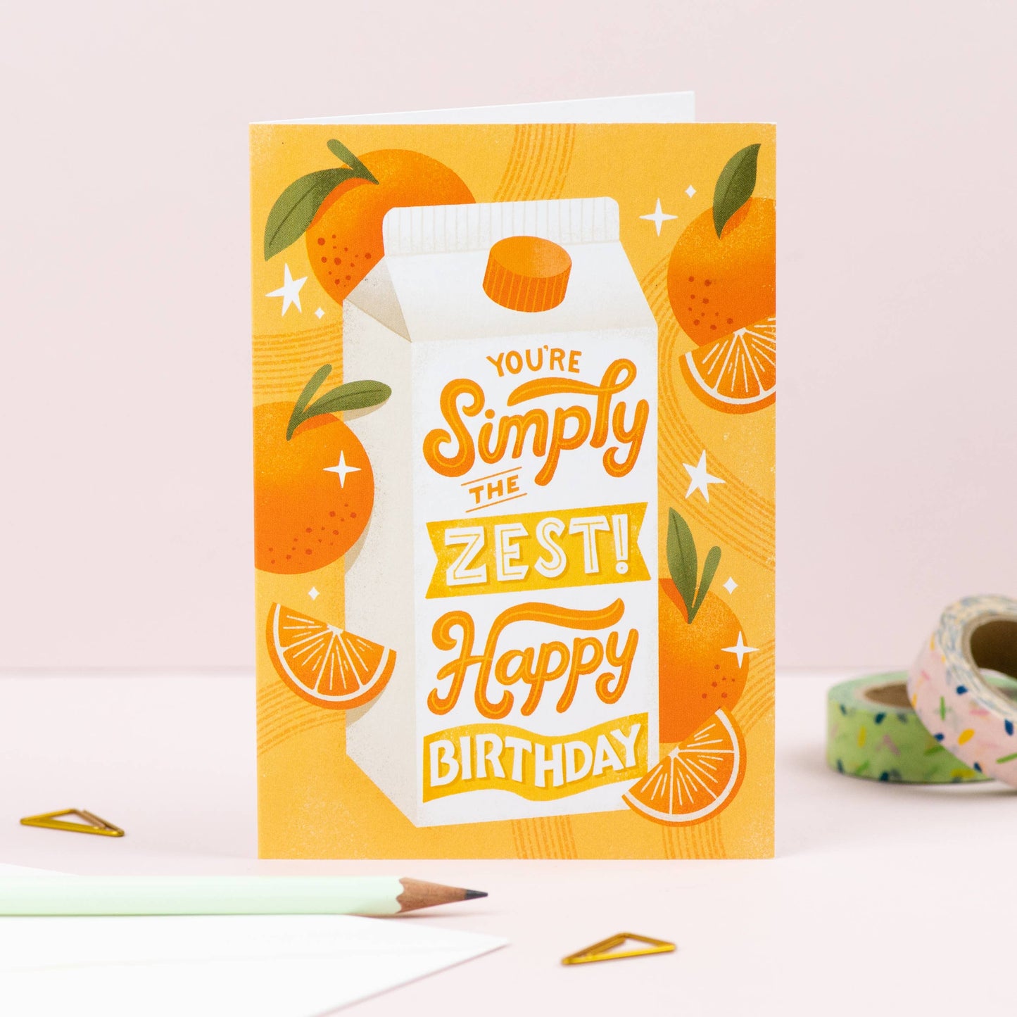 Simply The Zest Birthday Card by Jess Miller & Ricicle Cards