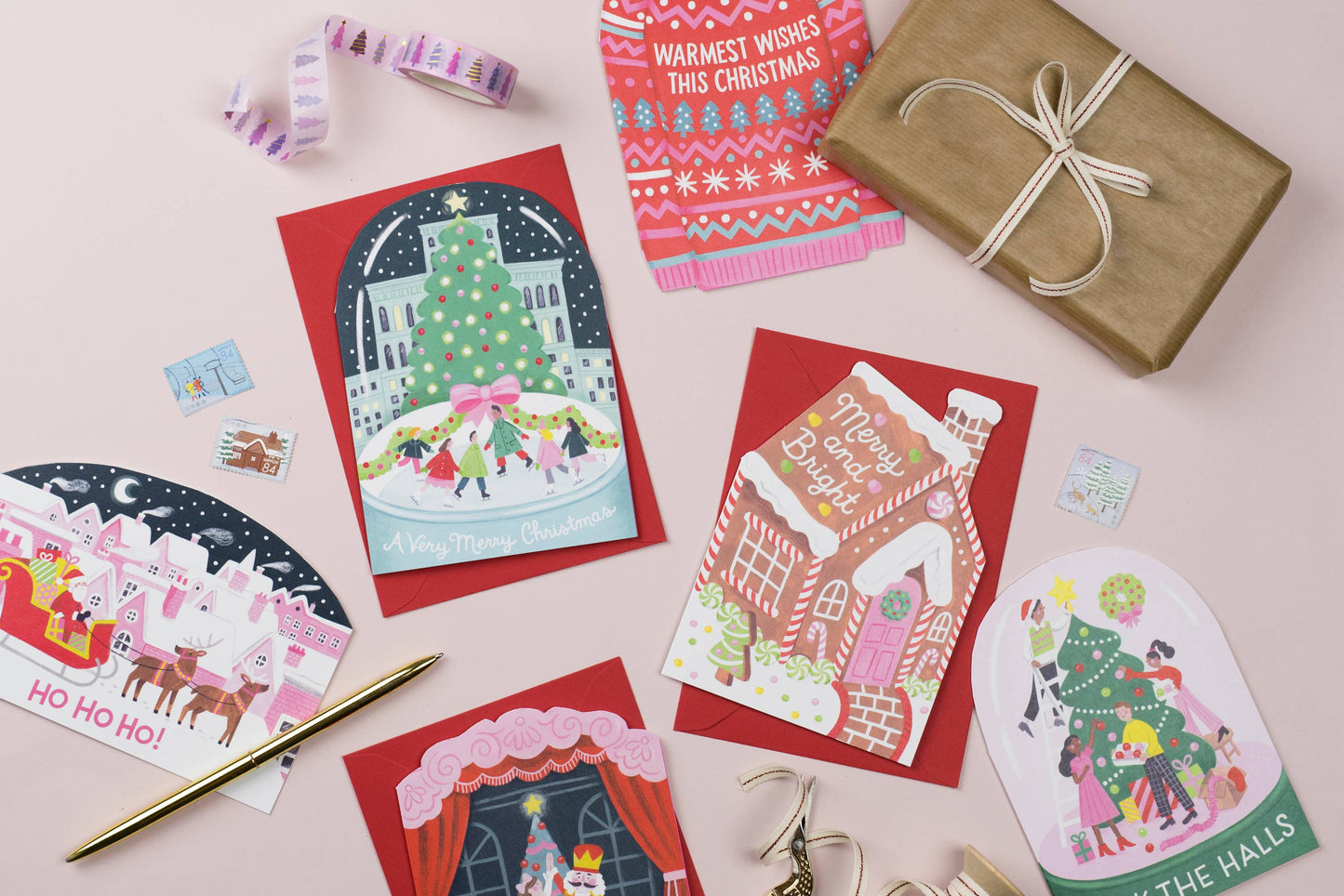 Gingerbread House Christmas Card by Jacqui Lee & Ricicle Cards