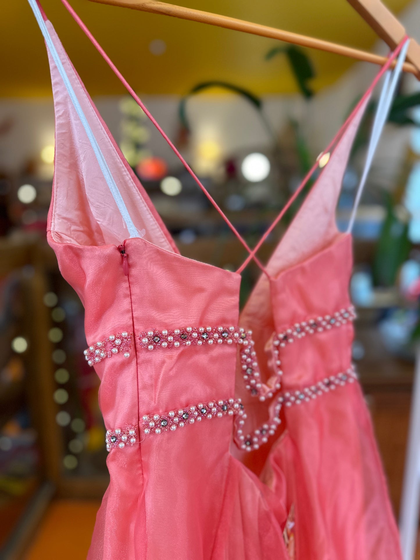 Incredible Pink Ball Gown Prom Dress