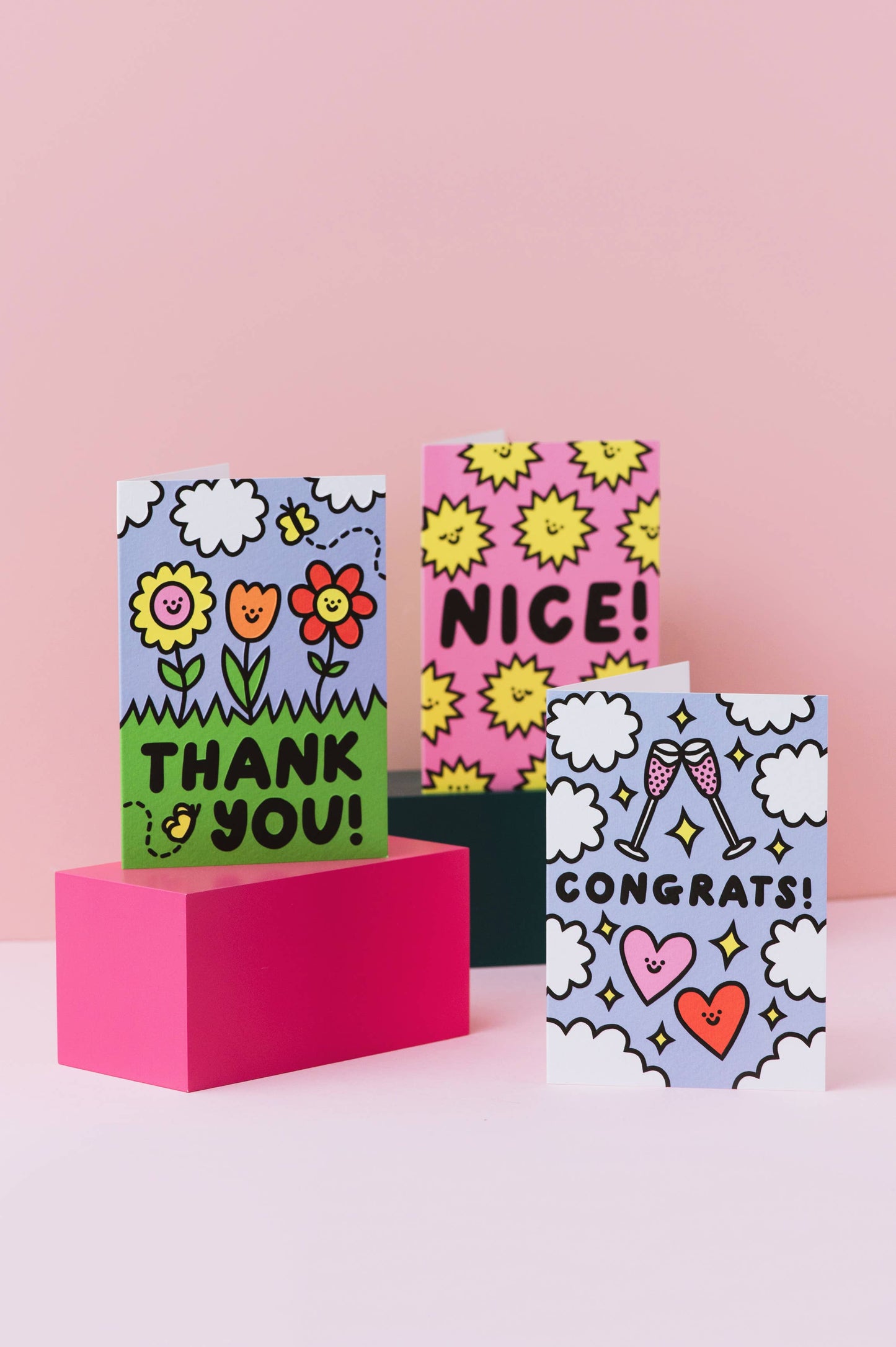Nice! Celebration Greeting Card by Lazy Disco & Rumble Cards