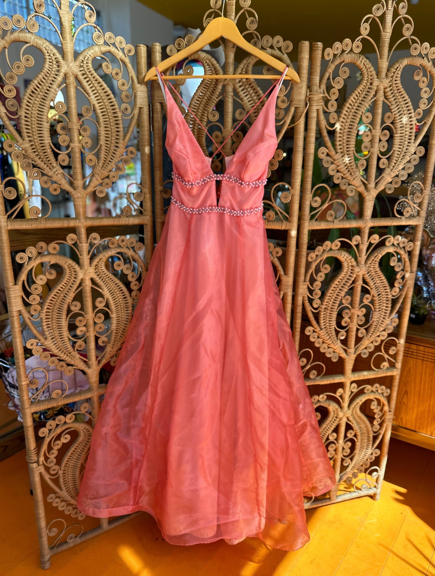 Incredible Pink Ball Gown Prom Dress