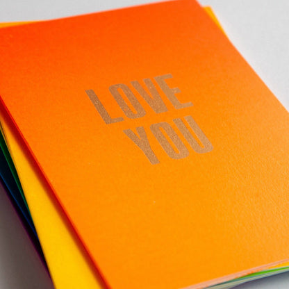 Love You Valentines Card by Nice & Graphic