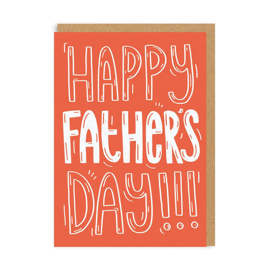Happy Fathers Day Greeting Card by Amy Lesko and Ohh Deer