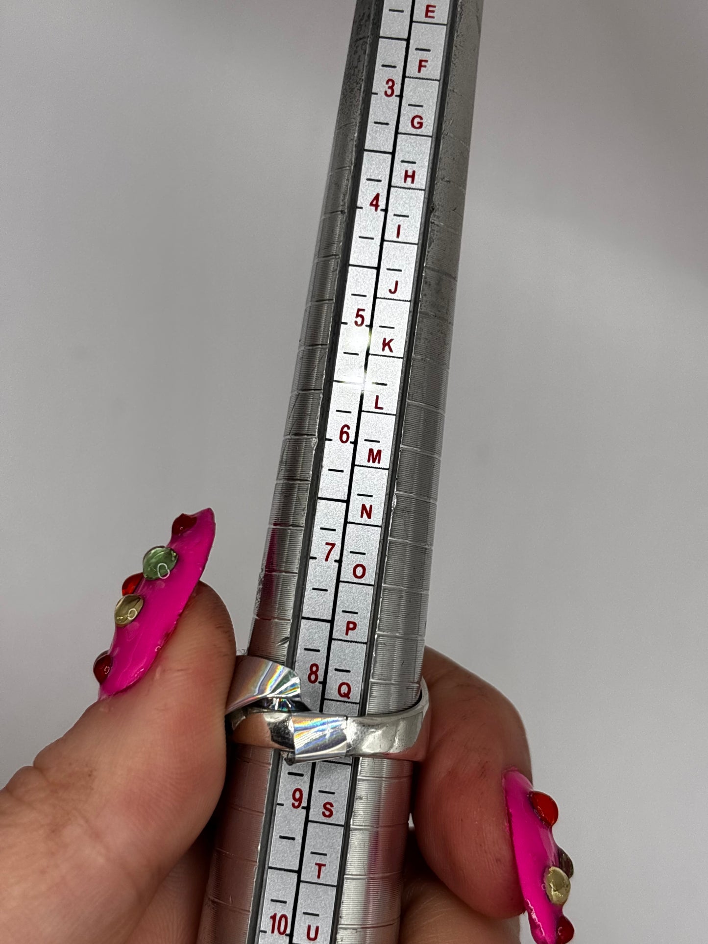 Vintage Unisex Sterling Silver and Black Onyx Signet Ring, size R