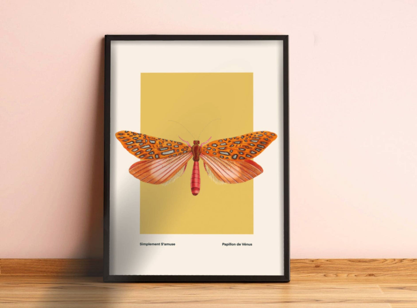 Moth Art Print by Kate Fox Design