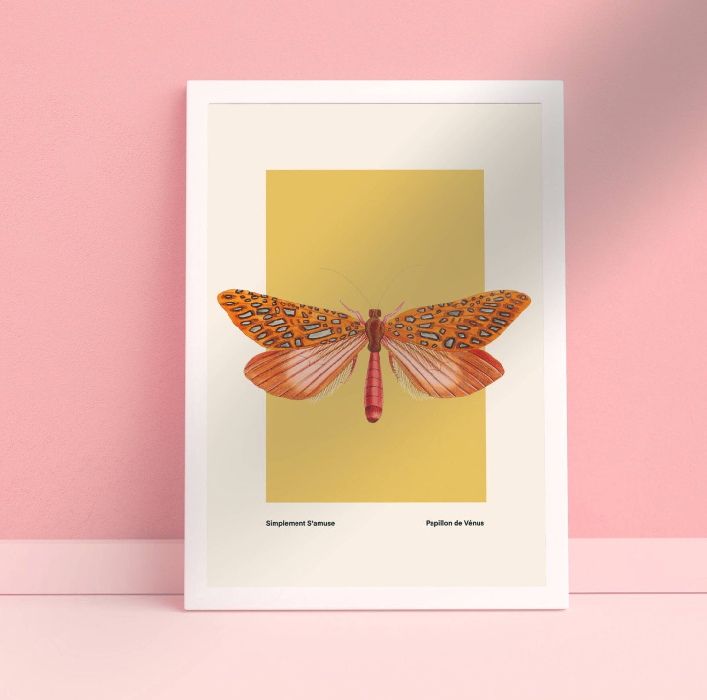 Moth Art Print by Kate Fox Design