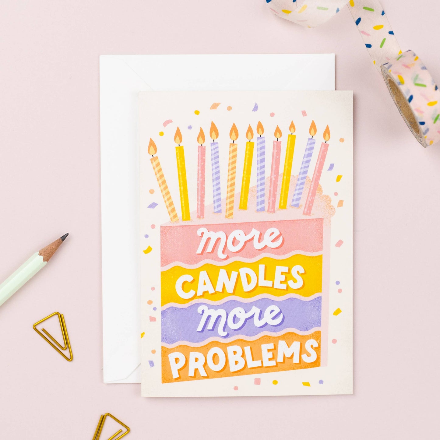 More Candles Birthday Card by Jess Miller & Ricicle Cards