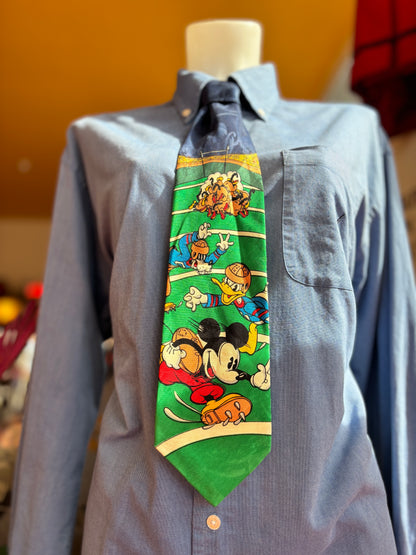 Novelty Tie Disney Characters American Football