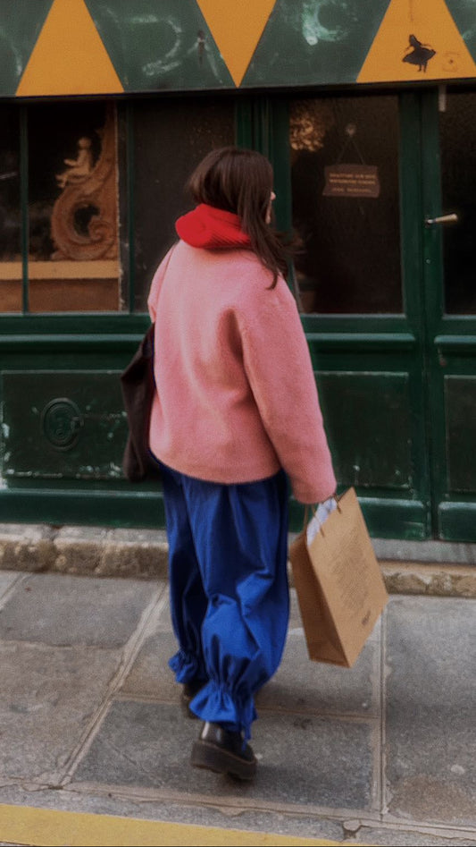 PREORDER | Bloomer Trousers | Cobalt Blue Linen | Made to order