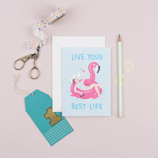 Live Your Best Life Birthday Card by Jacqui Lee & Ricicle Cards