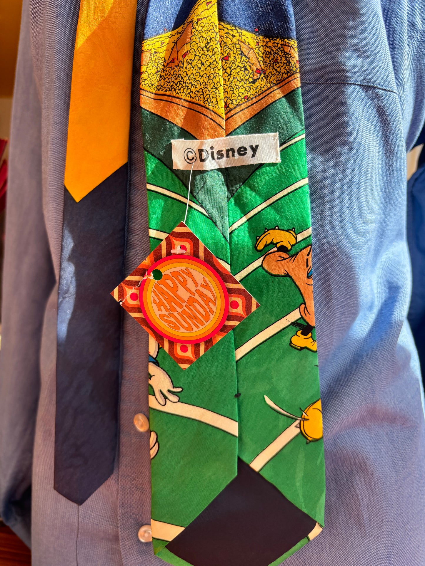 Novelty Tie Disney Characters American Football