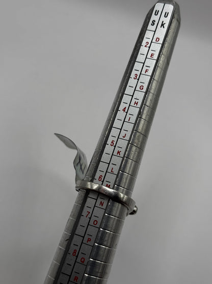 Vintage Sterling Silver Ring with Mystic Topaz, size N