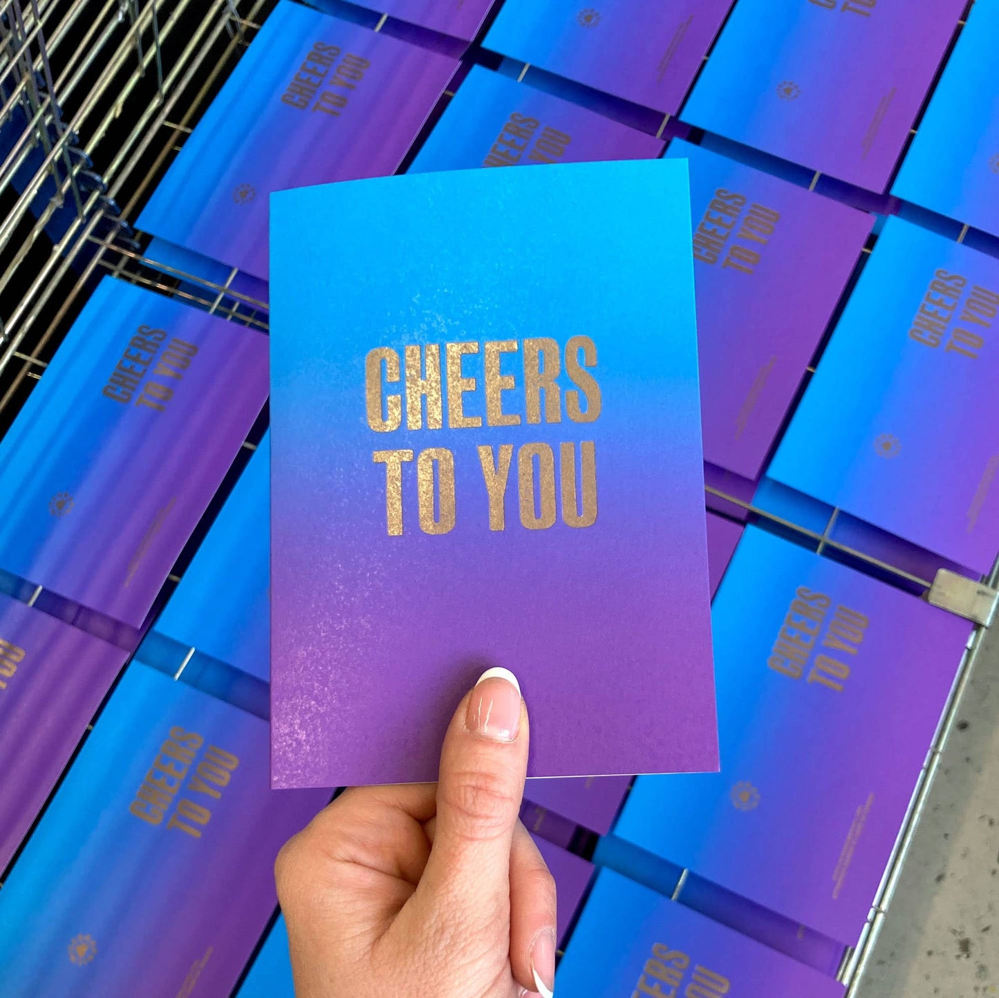 Cheers Greeting Card by Nice & Graphic