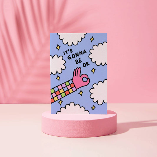 It's Gonna Be Ok Greeting Card by Lazy Disco & Rumble Cards