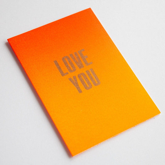 Love You Valentines Card by Nice & Graphic