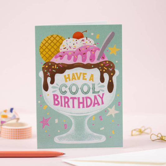 Cool Birthday Greeting Card by Jess Miller & Ricicle Cards