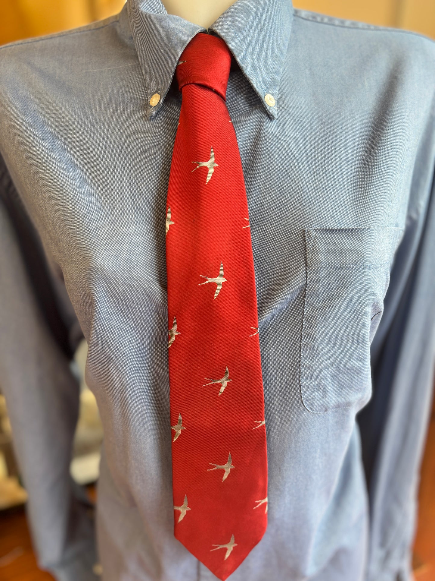 Red Bird Tie