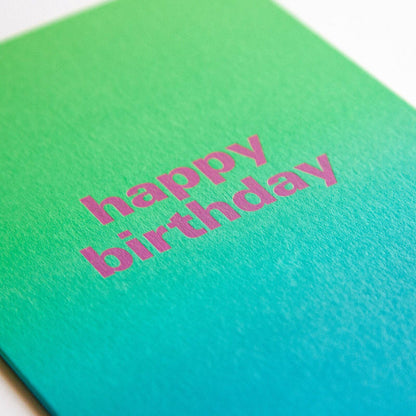 Happy Birthday Greeting Card by Nice & Graphic