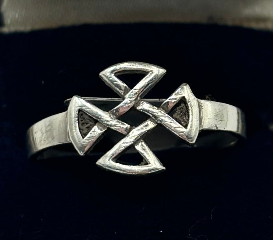 Vintage Sterling Silver Celtic Cross