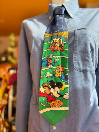 Novelty Tie Disney Characters American Football