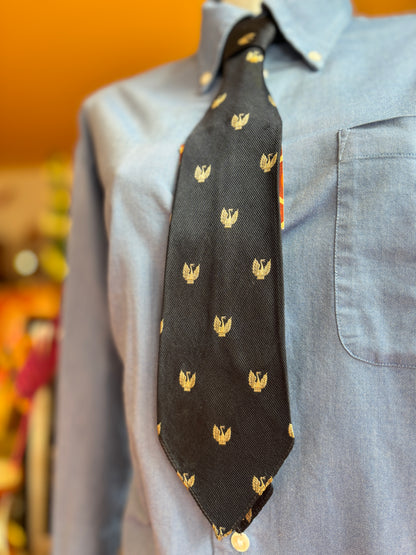 Neck Tie Swan Emblem