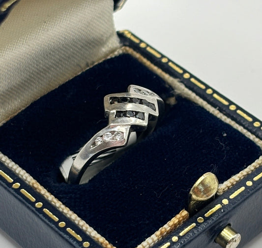 Vintage Sterling Silver Ring, UK Size K1/2