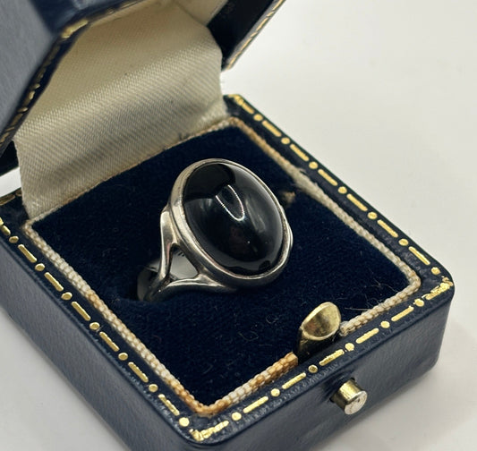 Vintage Sterling Silver Ring, UK Size K1/2