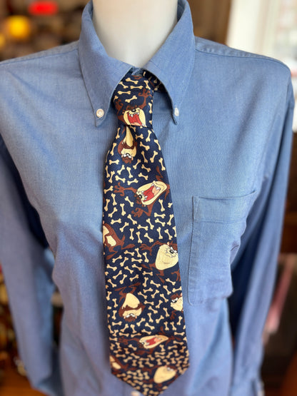 Novelty Tie Looney Tunes Tazz Bones